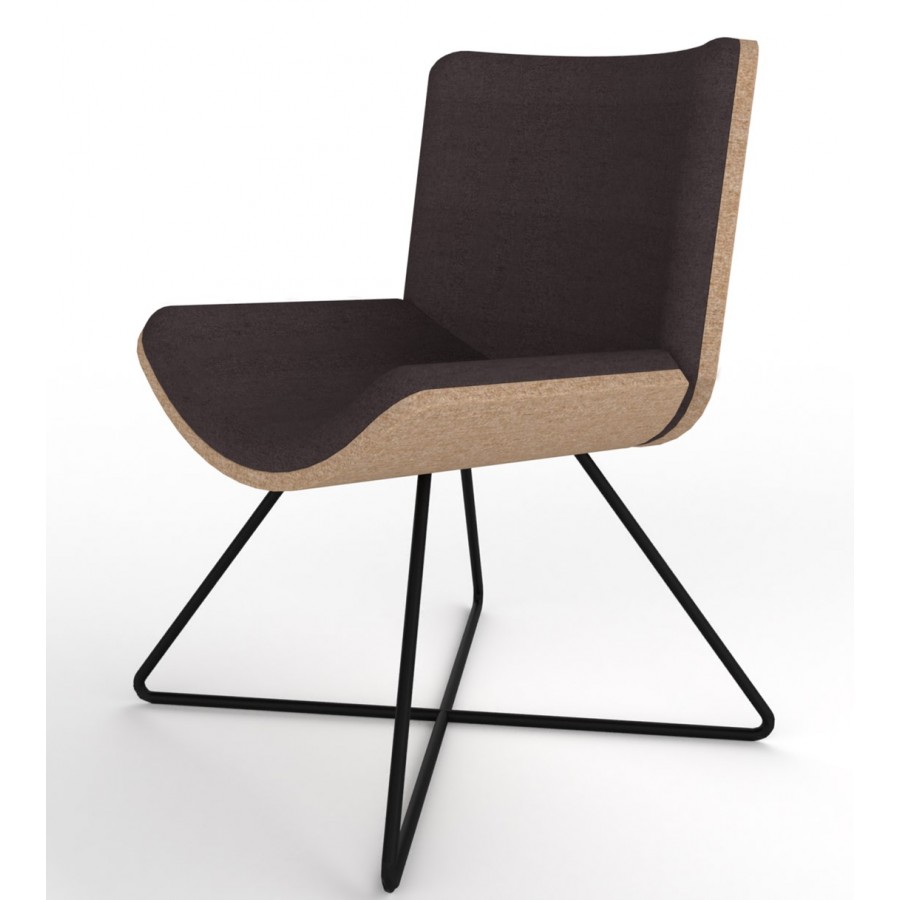 Review Upholstered Retro Lounge Chair With Criss Cross Frame